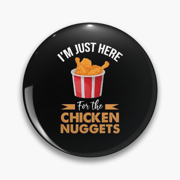 Item preview, I'm Just Here For The Chicken Nuggets Funny Barbecue Gift designed and sold by wackodesign.