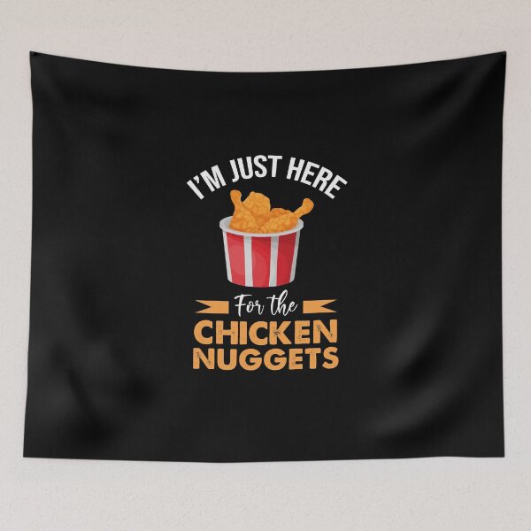 Item preview, I'm Just Here For The Chicken Nuggets Funny Barbecue Gift designed and sold by wackodesign.