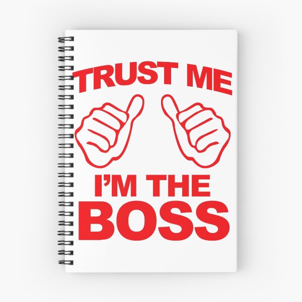 Artikelvorschau, Vertrau mir, ich bin der Boss - Rot entworfen und verkauft von Tee4Daily.