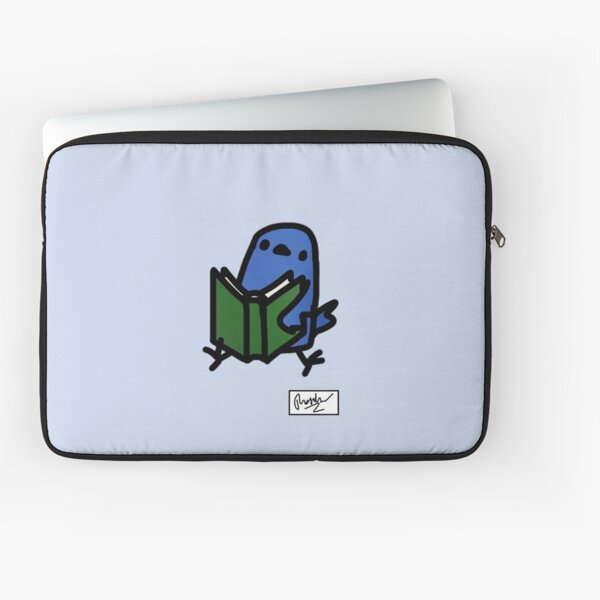 Item preview, Blue Bird with a Book Doodle designed and sold by tdoodles.