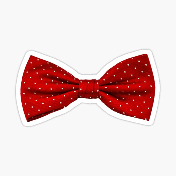 Sticker red bow 