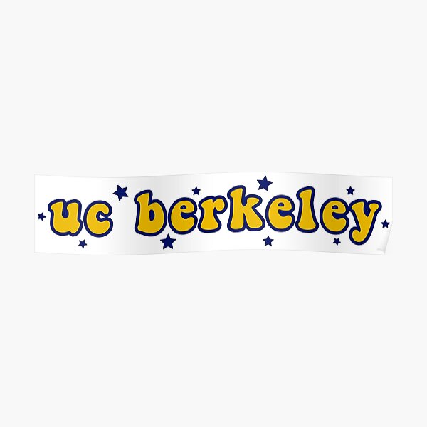 UC Berkeley Groovy Stars Poster