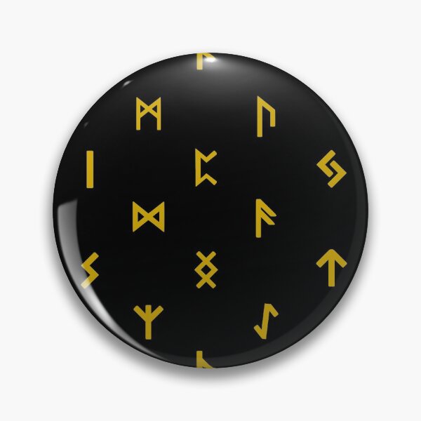 Aperçu de l'œuvre Futhark Rune Symbols Alphabet Et Parttern créée et vendue par Depic Spirit.