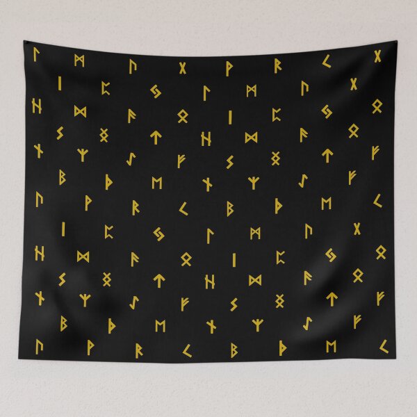 Item preview, Futhark Rune Symbols Alphabet And Parttern designed and sold by Depic Spirit.