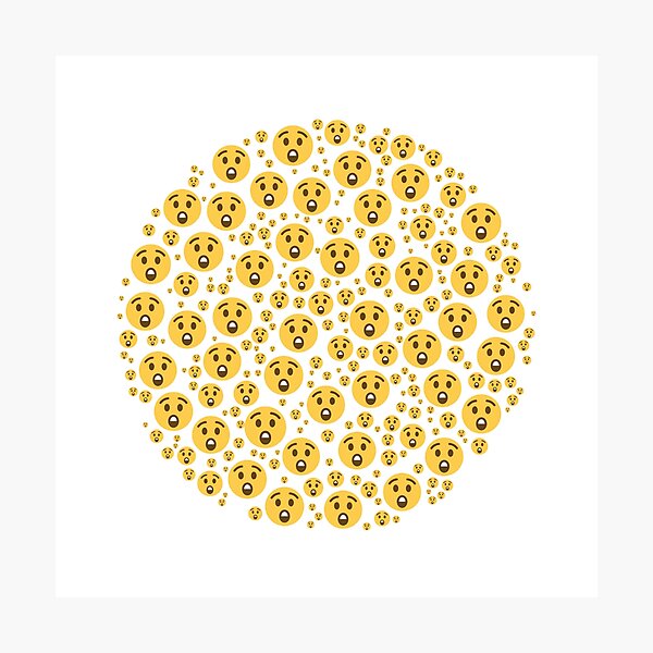 Item preview, Astonished Face designed and sold by Stitchmoji.