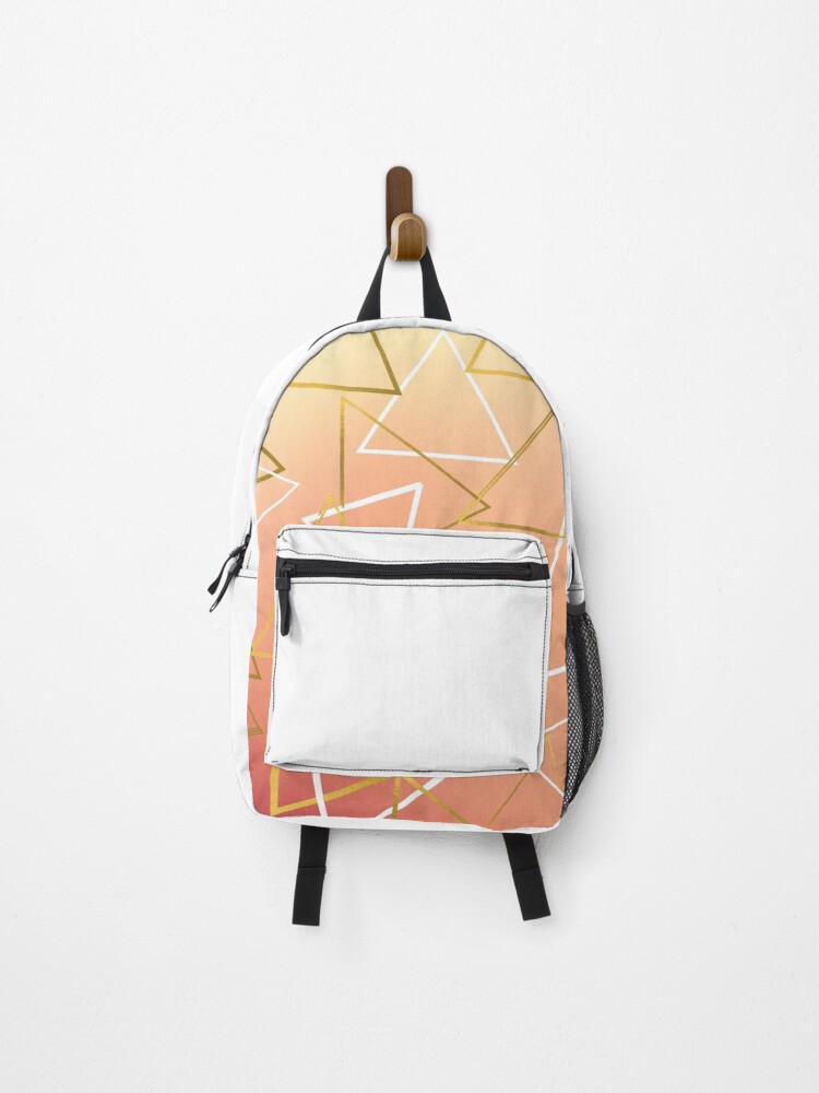 Thumbnail 1 of 3, Backpack, Beautiful Bright Triangular Design designed and sold by shopsimply.