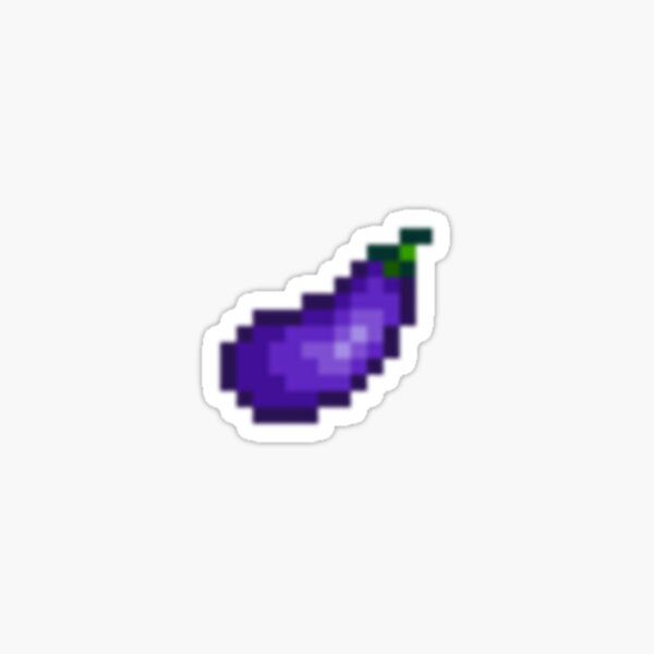 "Eggplant Stardew Valley" Sticker for Sale by bwanly Redbubble