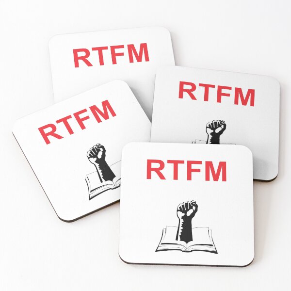 Item preview, RTFM designed and sold by romeobravado.