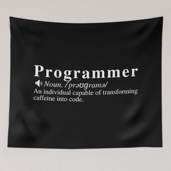 Item preview, Funny Programmer Definition: An individual capable of transforming caffeine into code.  designed and sold by mind-illusions.