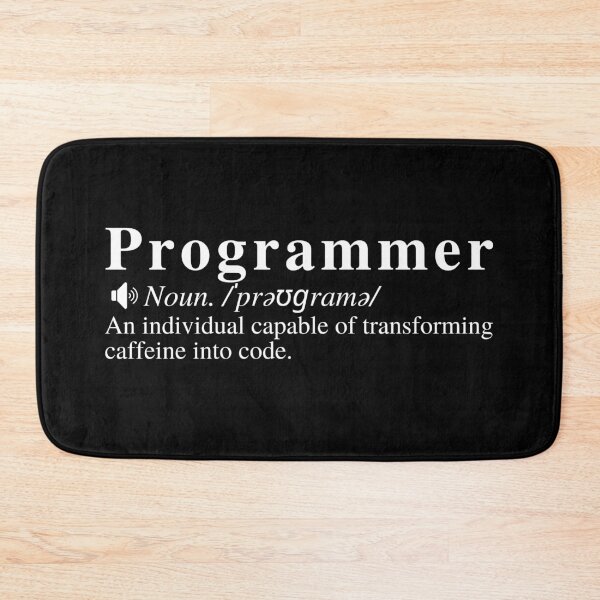 Item preview, Funny Programmer Definition: An individual capable of transforming caffeine into code.  designed and sold by mind-illusions.