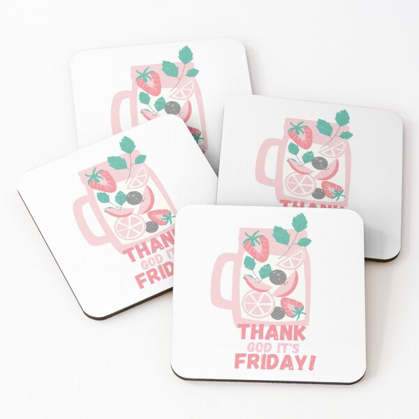 Item preview, Thank God it's Friday - Pink designed and sold by MerchActually.