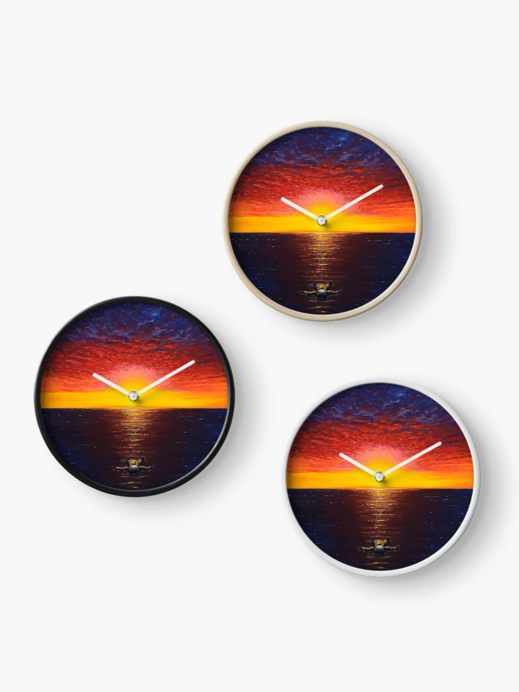 Thumbnail 3 of 4, Clock, Free Ride  designed and sold by flooko.