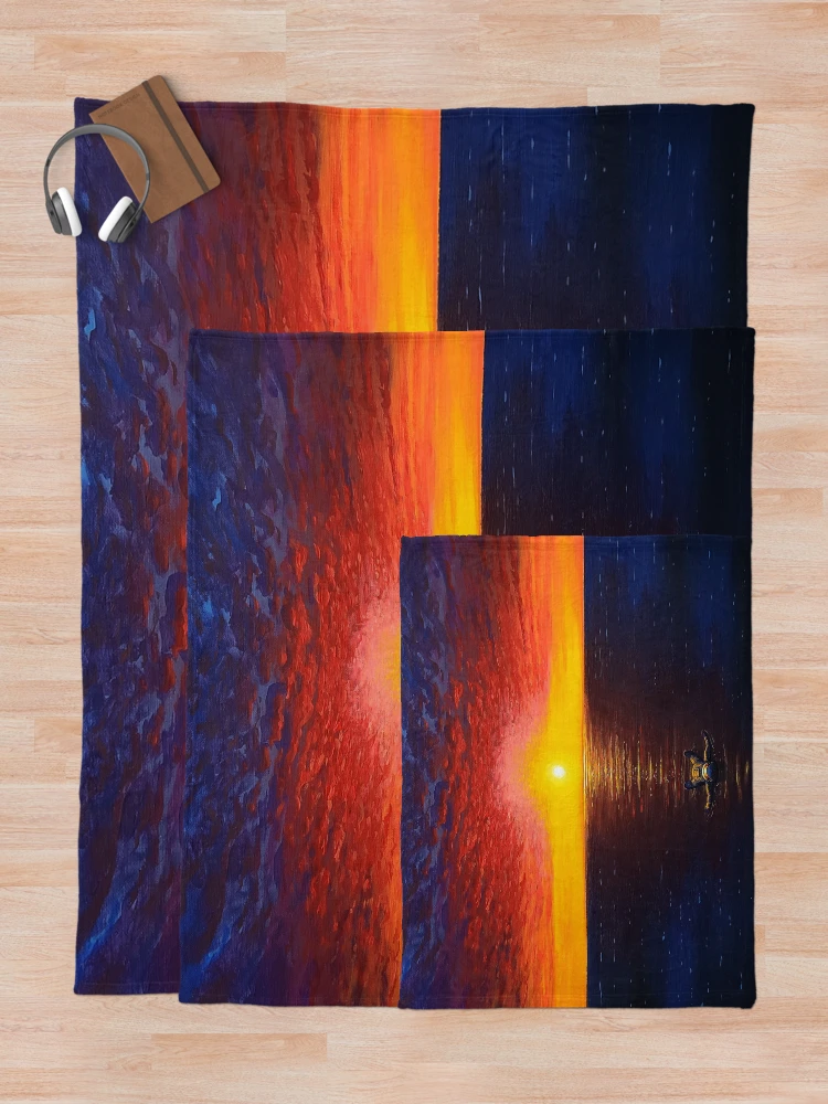 Thumbnail 5 of 6, Throw Blanket, Free Ride designed and sold by flooko.