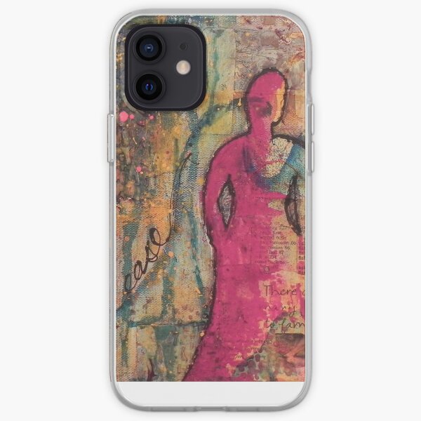 Silhouette Series: Lady & Waves iPhone Soft Case