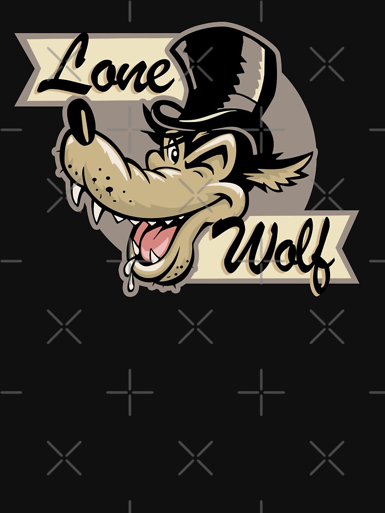 Lone Wolf Shirt, Sticker, Decal, Mask