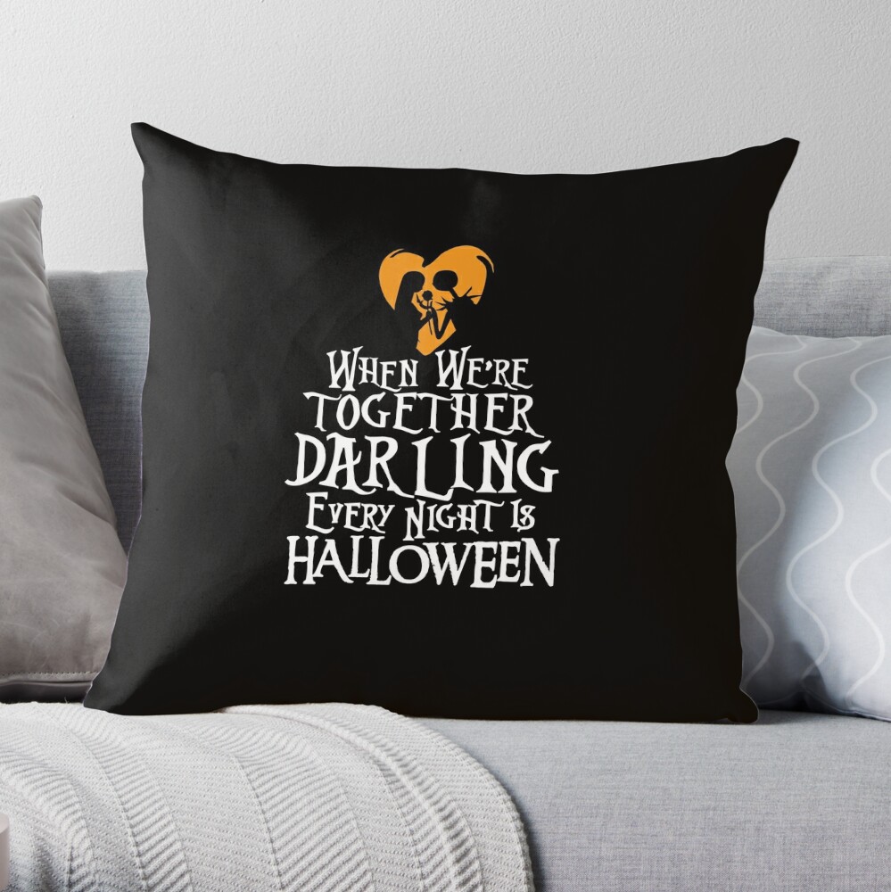Disover Every Night is Halloween Throw Pillow