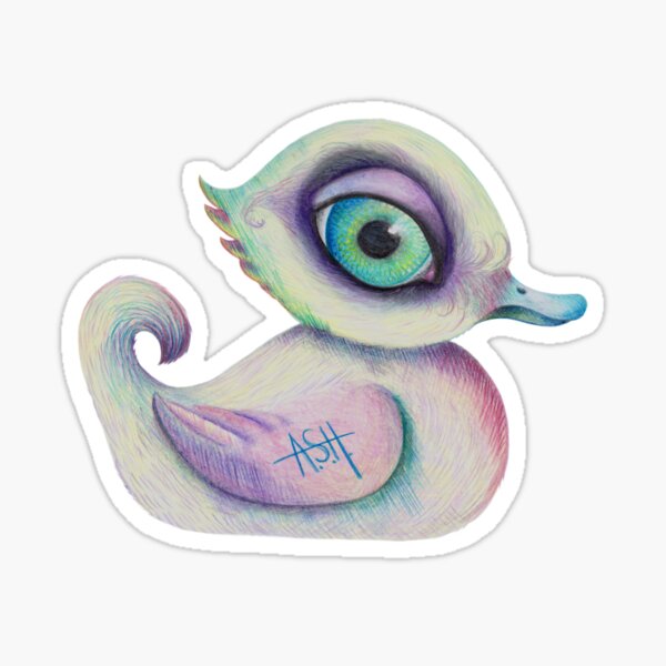 mürrische Ente Sticker