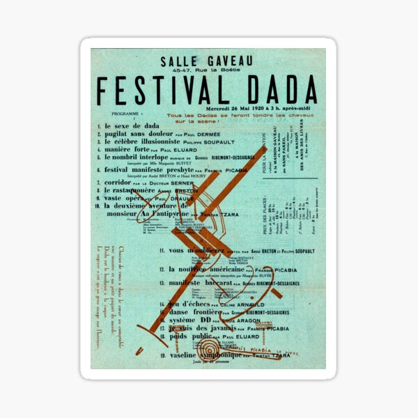 Artikel-Vorschau von Dada-Festival-Plakat, MCM, designt und verkauft von publicremix.