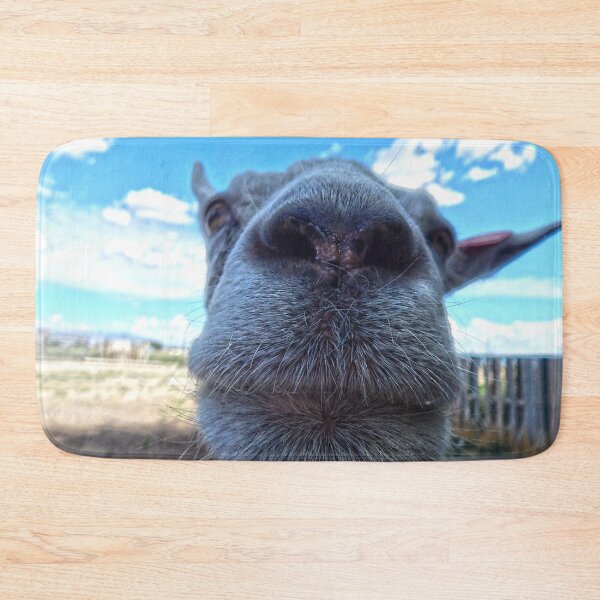 Item preview, close up goat funny goat face designed and sold by Stephanie  Skeem.