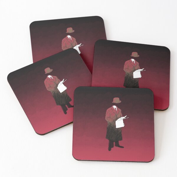 Item preview, The man in red takes a few minutes to read today's headlines. designed and sold by FrankBurelle.