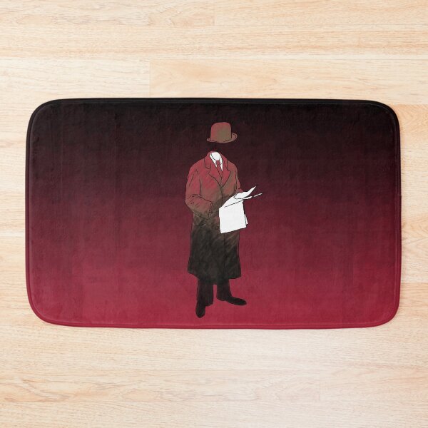 Item preview, The man in red takes a few minutes to read today's headlines. designed and sold by FrankBurelle.