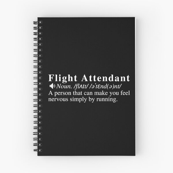 Item preview, Funny Flight Attendant Definition: A person that can make you feel nervous simply by running.   designed and sold by mind-illusions.