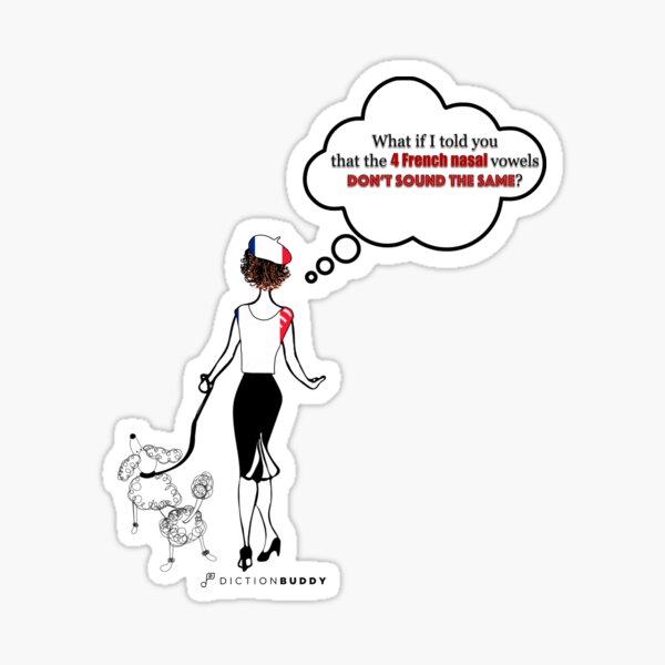French Diction - Learn a Foreign Language Sticker