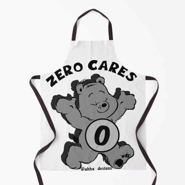Item preview, Zero Cares designed and sold by ahhadesigns.