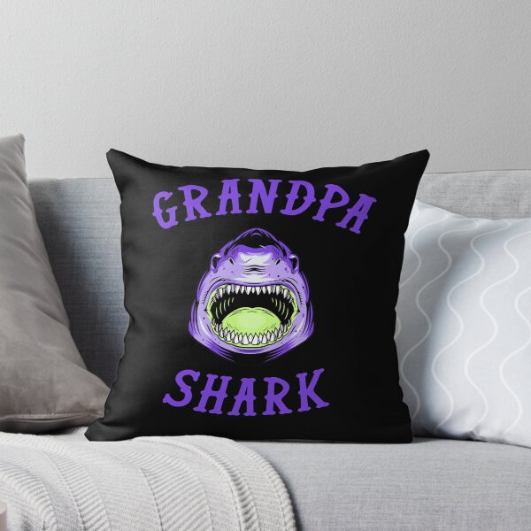 Item preview, Grandpa Shark Purple Image Fierce Angry Shark designed and sold by triangle-studio.