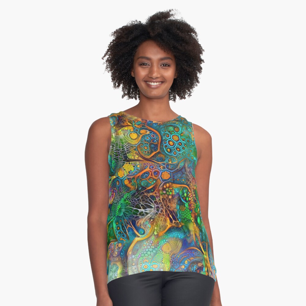 Item preview, Sleeveless Top designed and sold by blackhalt.