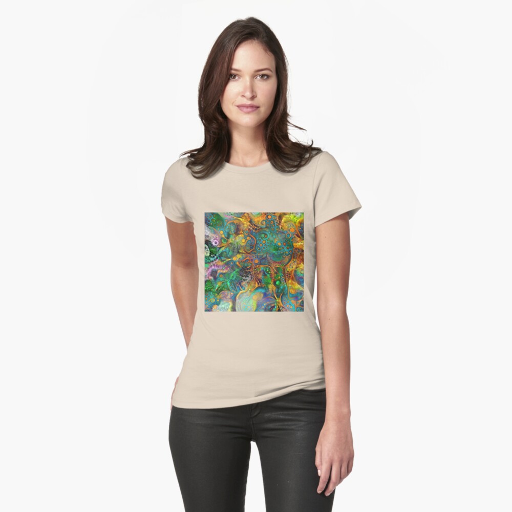 Item preview, Fitted T-Shirt designed and sold by blackhalt.