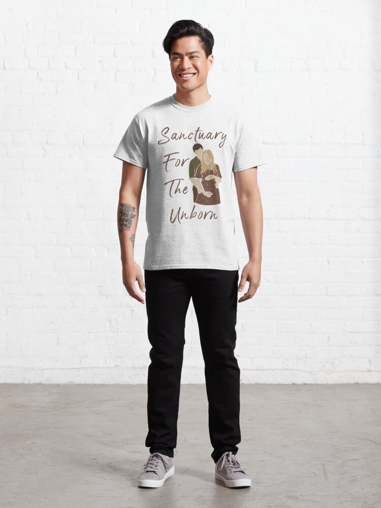 Thumbnail 3 of 7, Classic T-Shirt, Sanctuary for the Unborn designed and sold by SanctuaryCounty.