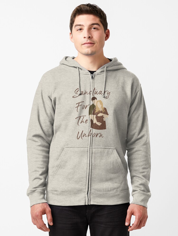 Thumbnail 1 of 5, Zipped Hoodie, Sanctuary for the Unborn designed and sold by SanctuaryCounty.