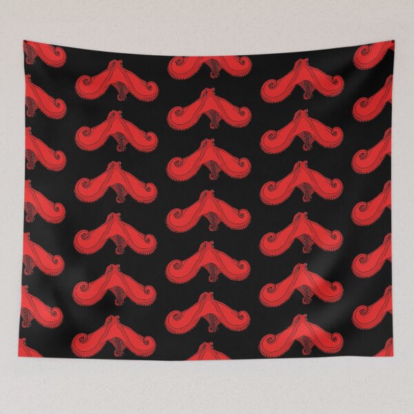Item preview, Red Standing Octopus designed and sold by TinkerandBone.