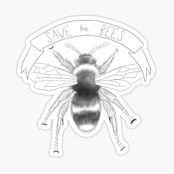 Save the Bees Sticker