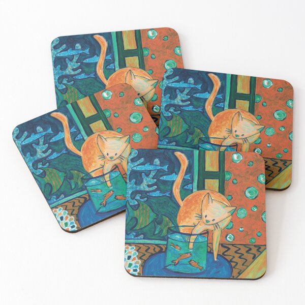 Item preview, Fishing cat designed and sold by evelyn-at-work.