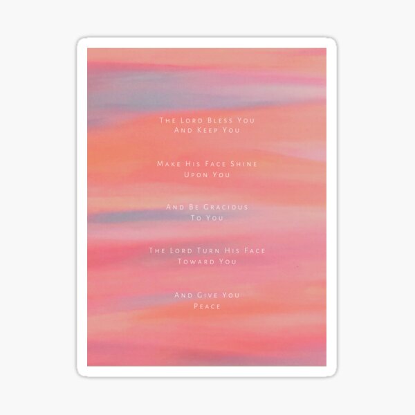 The sunrise blessing Sticker