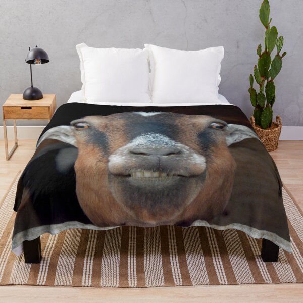 Item preview, This is my happy face funny goat designed and sold by Stephanie Skeem.