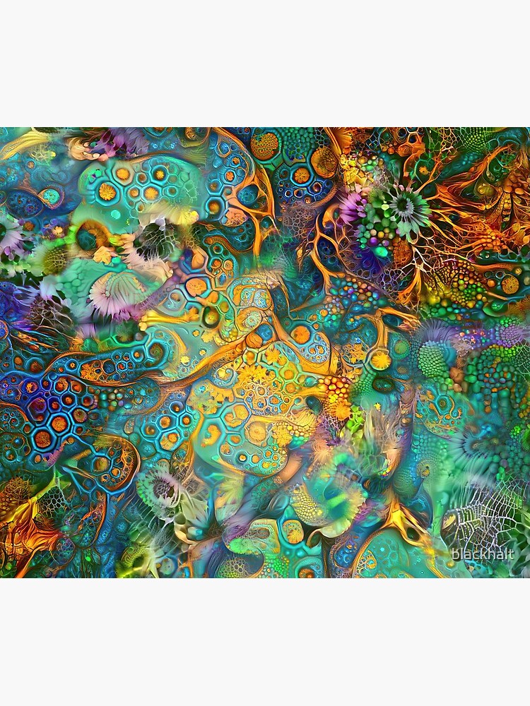 Deepdream floral fractalize abstraction by blackhalt