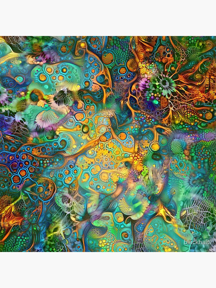 Deepdream floral fractalize abstraction by blackhalt