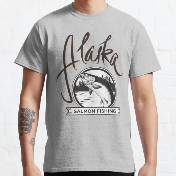 Bristol Bay Alaska Salmon Fishing Graphic - Salmon Slayer Salmon Fishing -  T-Shirt