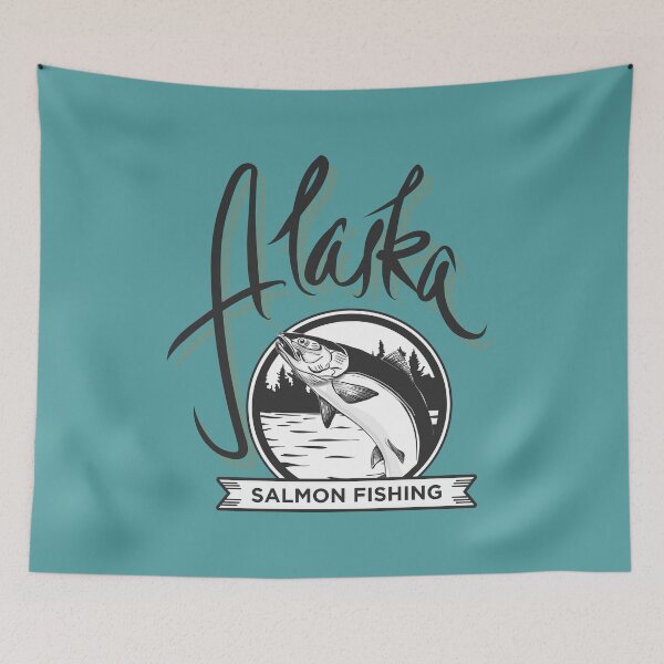 Item preview, Alaska Salmon Fishing designed and sold by Kiwidom.