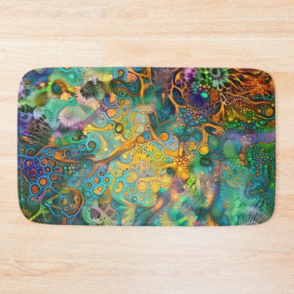Item preview, Deepdream floral fractalize abstraction designed and sold by blackhalt.