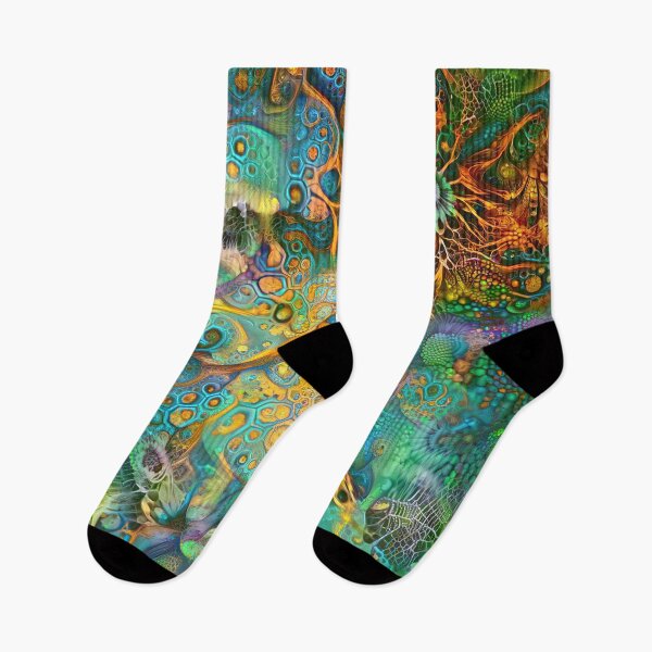 Item preview, Deepdream floral fractalize abstraction designed and sold by blackhalt.