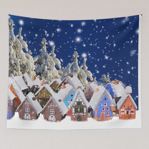 Item preview, Traditional Christmas snowing village designed and sold by Vero De.