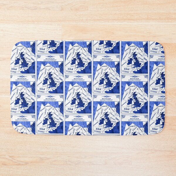 Item preview, British Shipping Forecast Map designed and sold by Tay & Bear.