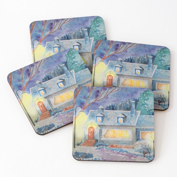 Item preview, Abstract House in winter designed and sold by Vero De.