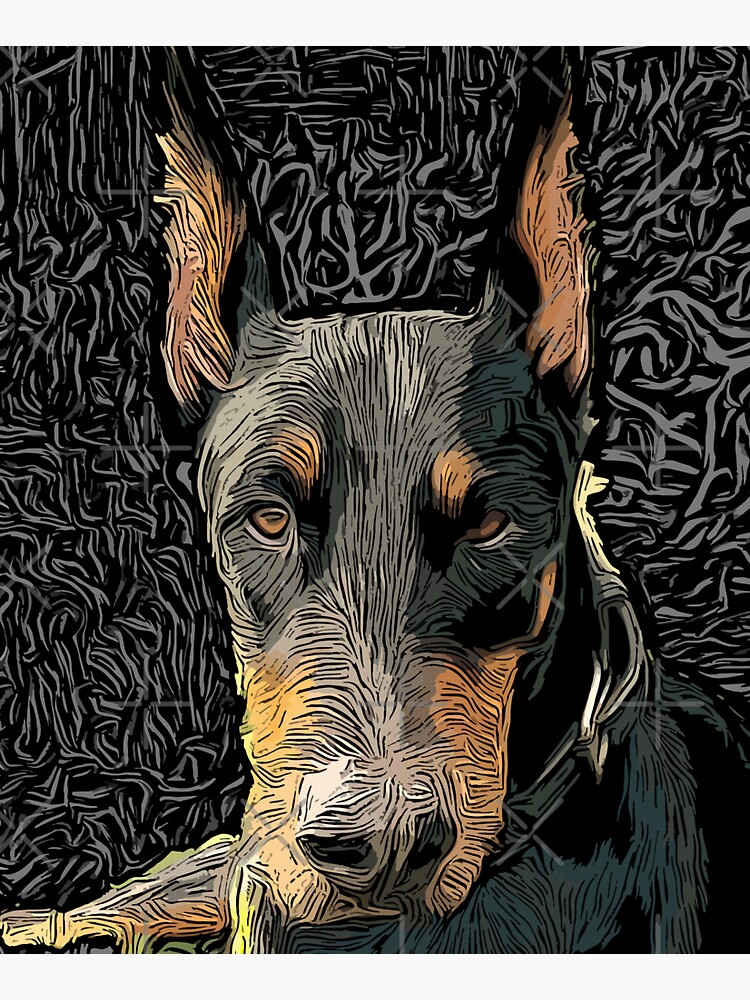 Watchdog Doberman is the Chill Master by OverandOutOXOX