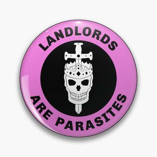 Item preview, Landlords Are Parasites designed and sold by Picket Club.