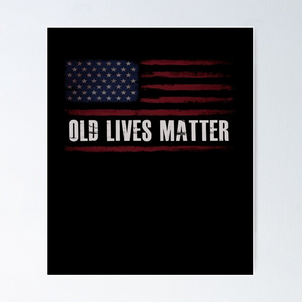 Item preview, Old Lives Matter Seniors grandma grandpa designed and sold by teesakura90.
